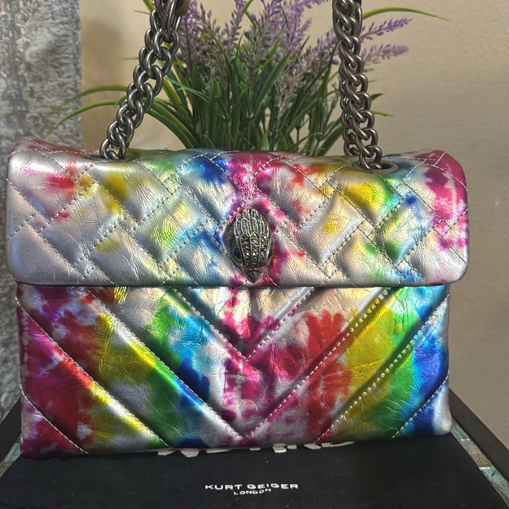 Kurt Geiger London Kensington X tie dye Shoulder bag